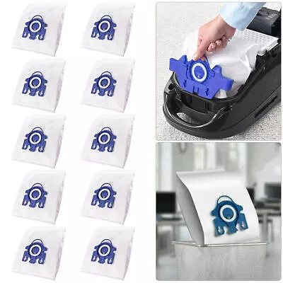 10PCS 3D Efficiency HyClean Dust AirClean Bag For Miele GN Vacuum Cleaner Filter • $22.99