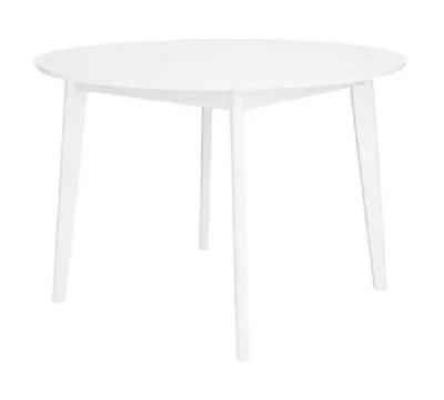 Skandi White Oak Veneer Round 4 Seater Table • £161.99