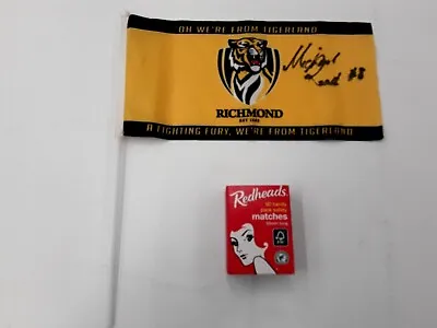 $34.95 • Buy Richmond Tigers Afl Signed Flag Of Michael Roach