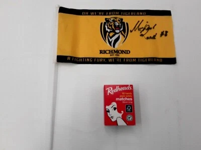 $34.95 • Buy Richmond Tigers Afl Signed Flag Of Michael Roach