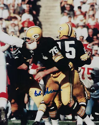 PACKERS Bob Skoronski Signed 8x10 Photo W/ #76 AUTO Super Bowl I W/ Bart Starr • $14.95