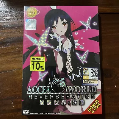 Accel World OVA : Reverberation  English Subtitles Region 3 Anime NEW SEALED • $41