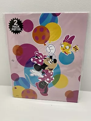 2 Pack Of Folders Minnie Mouse Colorful Dots School Supplies • $3.99