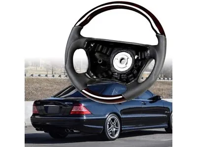 V2 Style Sport Steering Wheel Walnut Wood For Mercedes S-Class W220 1998-2005 • $371.04