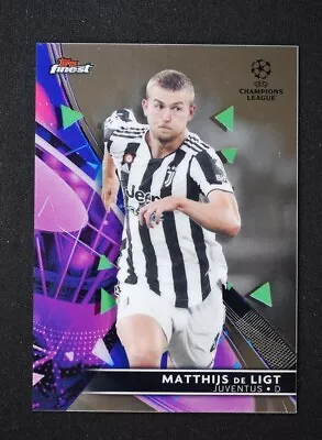 2021-22 Finest UEFA Champions League Base #13 Matthijs De Ligt - Juventus • $0.99