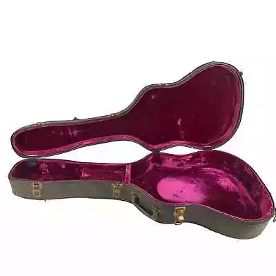 VTG Excelsior Hardshell Guitar Case 43  Purple Interior 60's 70's ROUGH SHAPE • $268.99
