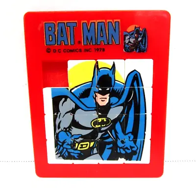 Vintage 1978 DC Comics Batman Slider Puzzle By American Publishing Slide Tiles • $19.94