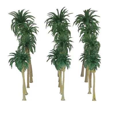 15pcs Diorama Trees Faux Landscape Scenery Palm Trees Model Trees • $10.48