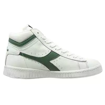 Diadora Game L Waxed High Top  Mens Green White Sneakers Casual Shoes 159657-C1 • $59.99