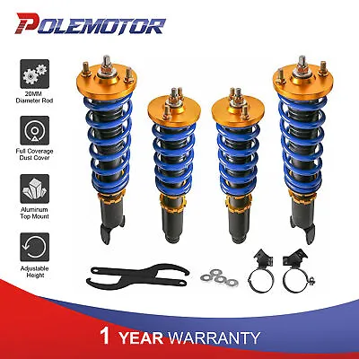 Full Coilover Struts Shocks Kit For 96-00 Honda Civic EK EJ EM Adjustable Height • $176.81