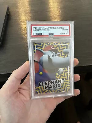 2023 Super Mario Bros. Wonder Elephant Mario NM-MT PSA8 0874/1000 • $600