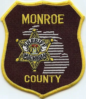 Monroe County Michigan Mi Sheriff Police Patch • $9.99