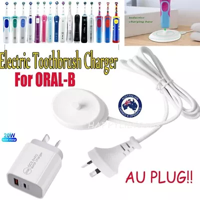 Electric Toothbrush Charger Base Dock For BRAUN ORAL-B 4729 OralB Model AU Plug • $13.99