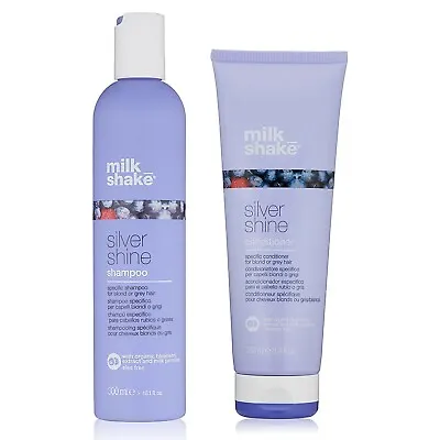 Milk Shake Silver Shine Blonde Grey Hair Shampoo Or Conditioner - Choose Yours • £11.99