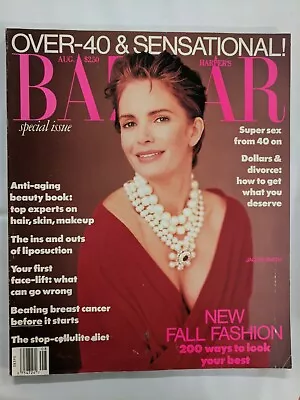 Vintage Harper's Bazaar August 1990 New Fall Fashion M344  • $19.99