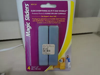 Magic Sliders Rectangle Sliders #04124 Slides On Any Surface 15/16  X 4  (Qty 4) • $7.69