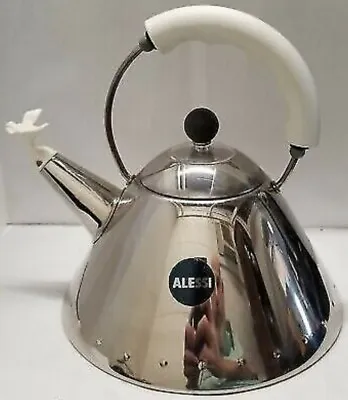 Alessi Michael Graves Whistling Kettle White Handle & Bird • $159.95