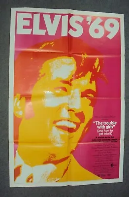 Trouble With Girls - One Sheet Poster - Orig - 1969 - Elvis Presley - Vintage • $249.95