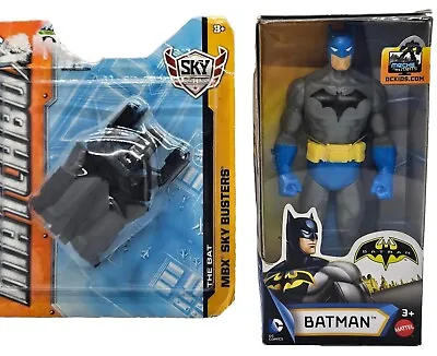 DC Mechs Vs. Mutants  Mattel 6  Batman Figure Matchbox Skybusters The Bat New • $14.99