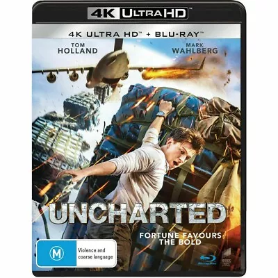UNCHARTED 4KHD+Blu-ray 2022 | NEW+SEALED | FREE POST | Dolby Vision & Atmos • $29