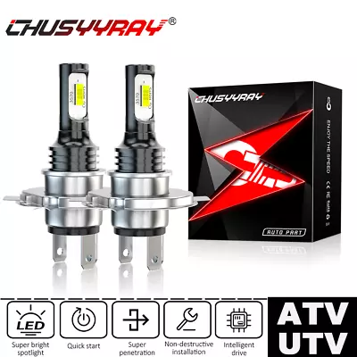 2x H4 HB2 White LED Headlight Bulbs For Can Am Outlander 570 2018-2022 ATV Canam • $17.99