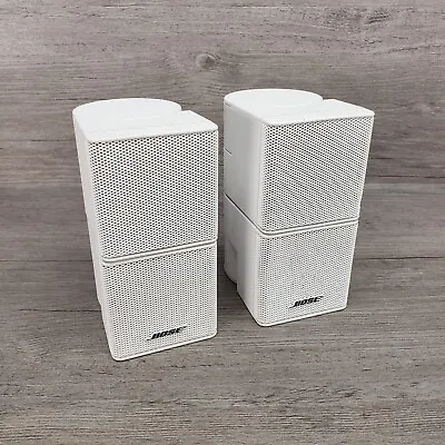 Bose Lifestyle/Satellite Jewel Mini Double Cube Speaker White Lot Of 2 • $45