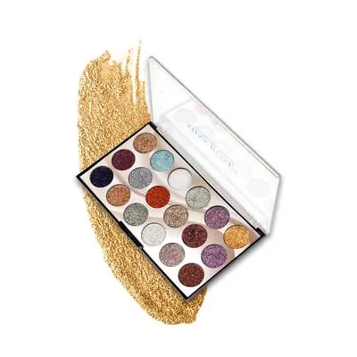 Miss Rose 18 Color Eye Shadow Glittery Shades For Somkey Eye Makeup 20gm • £22.21