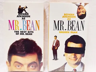 Two Mr. Bean VHS Tapes Rowan Atkinson Unseen Bean & The Best Bits Of Mr. Bean • $15