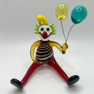 Limited Edition! Murano Glass Handcrafted Unique Custom Designed Clown Figurine • $69.90