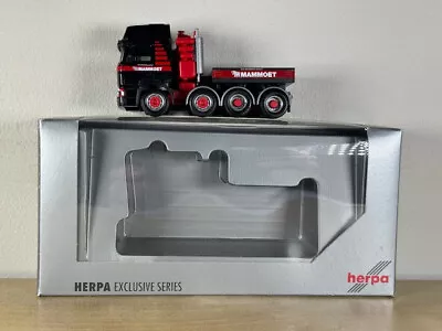 Herpa Exclusive Model Mammoet MAN 8 X 4 Roadhaus Ballast Tractor Unit • £19.99