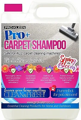 Pro-Kleen Pro+ Carpet Shampoo And Upholstery Cleaning Solution – 4 In 1 Conce... • £15.25
