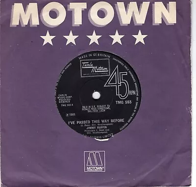 Jimmy Ruffin.....i've Passed This Way Before....tamla Motown...uk..45 • £1.25