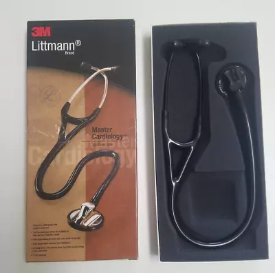 Littmann Master Cardiology Stethoscope 3M 2161 Chestpiece Black  See Description • $54