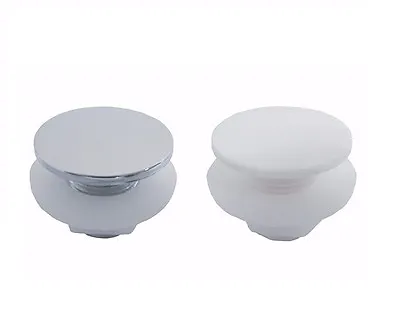 £4.99 • Buy Kitchen Sink Tap Hole Blanking Plug Plate White Chrome ABS Cover Basin Cistern 