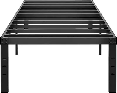 18 Inch Heavy Duty Steel Platform 18  Bed Frame No Box Springs Needed Twin Size • $54.99