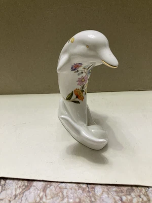 Aynsley Bone China Cottage Garden Dolphin On Wave FigureDolphin Ornament • £12