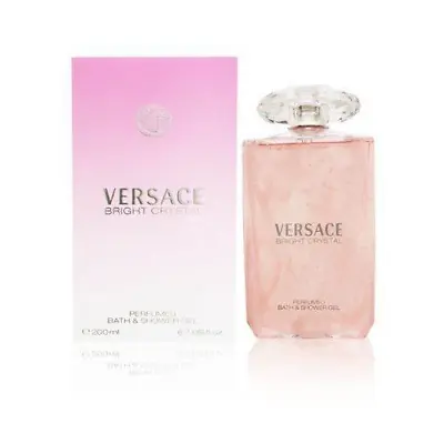 Versace Bright Crystal Perfumed Bath And Shower Gel 200 Ml / 6.7 Fl. Oz. • $36.17