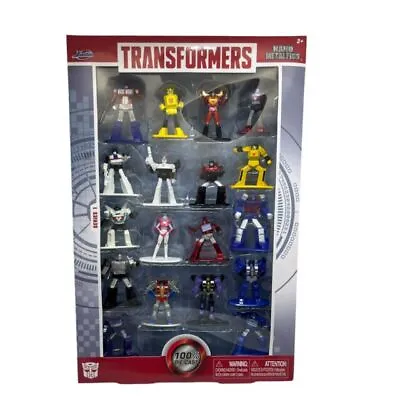 Jada Nano Metalfig TRANSFORMERS 18 Pack Series 1 New Optimus Megatron Bumble Bee • $19.99