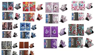 Tablet Case For 7 Inch 7  Rotating Folio Pu Leather  Universal Cover Card Slots • $8