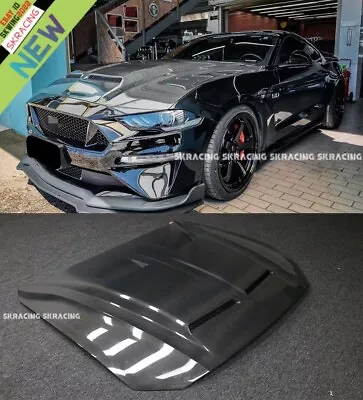 Real Carbon Fiber Engine Hoods Panels Bonnet Cover For Ford Mustang 2018-2023 • $2499