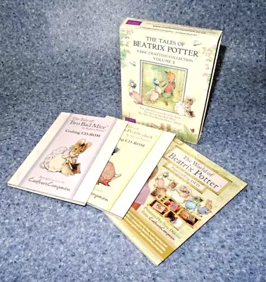 The Tales Of Beatrix Potter 3 Disc Crafting Collection Volume 2 • £8.95