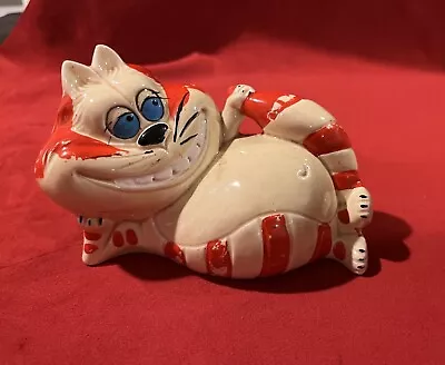 Vintage Disney 1950s Cheshire Cat Bank Vintage Ceramic Japan Alice In Wonderland • $51.26