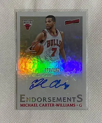 /149 Michael CARTER WILLIAMS 2016-17 Panini AMATEUR Endorsement #2 Bulls CAR • $11.34