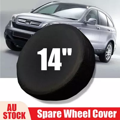 14 Inch Spare Wheel Cover Tyre Tire Bag Plain PVC Caravan Camper RV Motor OZ • $18.25