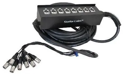 NEW 8 Ch Cable Snake.32' Ft.Eight Channel.PA System.DJ Gear.Wire Cords Input.XLR • $89