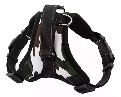 Dog Harness Adjustable - Reflective - Safe - Non Pull - Collar - Lead -UK Seller • £5.50