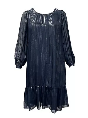 Marina Rinaldi Women's Black Danae A Line Dress NWT • $88.75