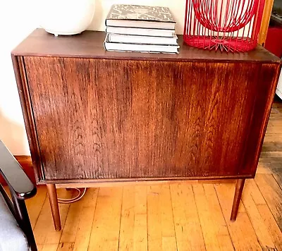 Tambour Sideboard Cabinet Retro Bang Olufsen Mid Century Vintage TV Cocktail MCM • £245