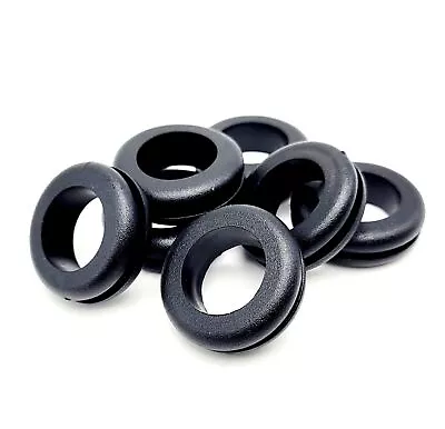 Rubber Cable Grommets For 1 1/8  Panel Hole With 7/8  ID With 1/8  Outer Groove • $20.95