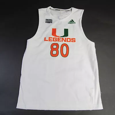 Miami Hurricanes Adidas Practice Jersey - Other Men's White Used • $12.99